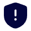 Shield warning icon